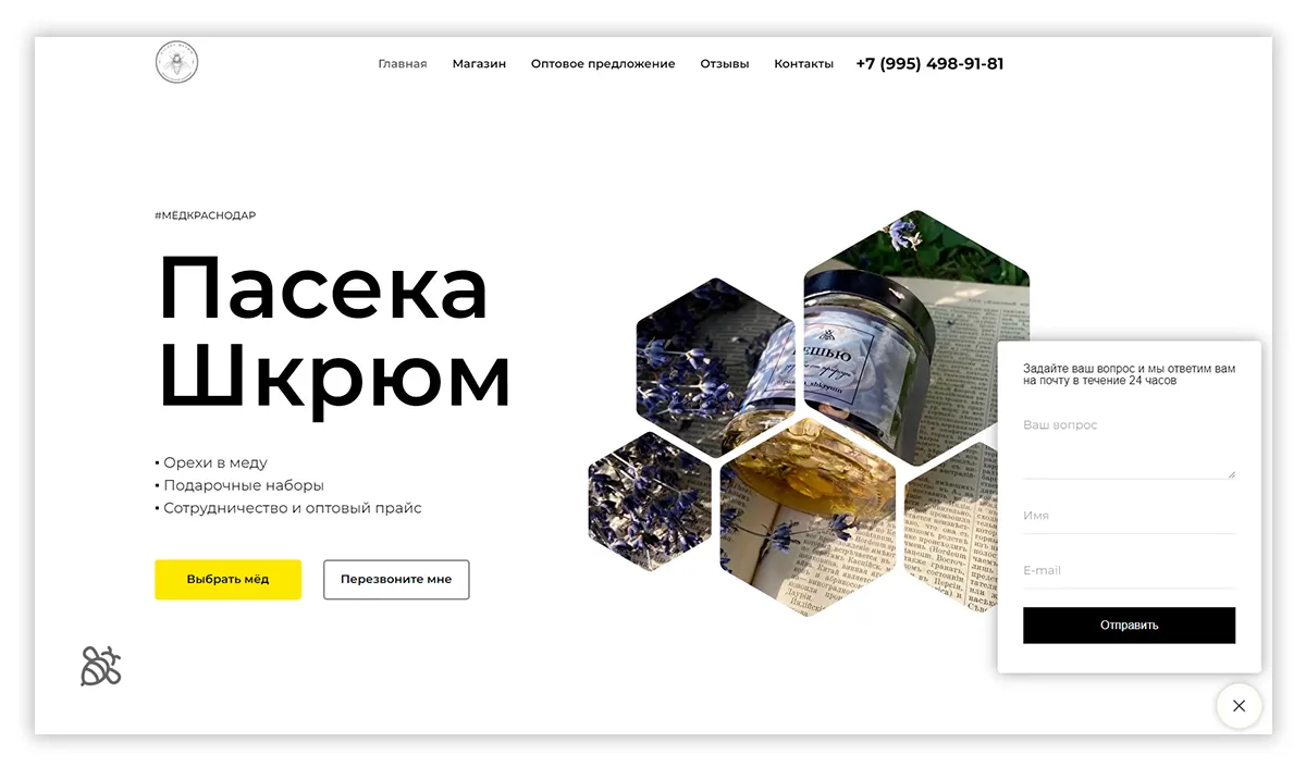 Как сайт выглядел до установки ВидеоВиджет 