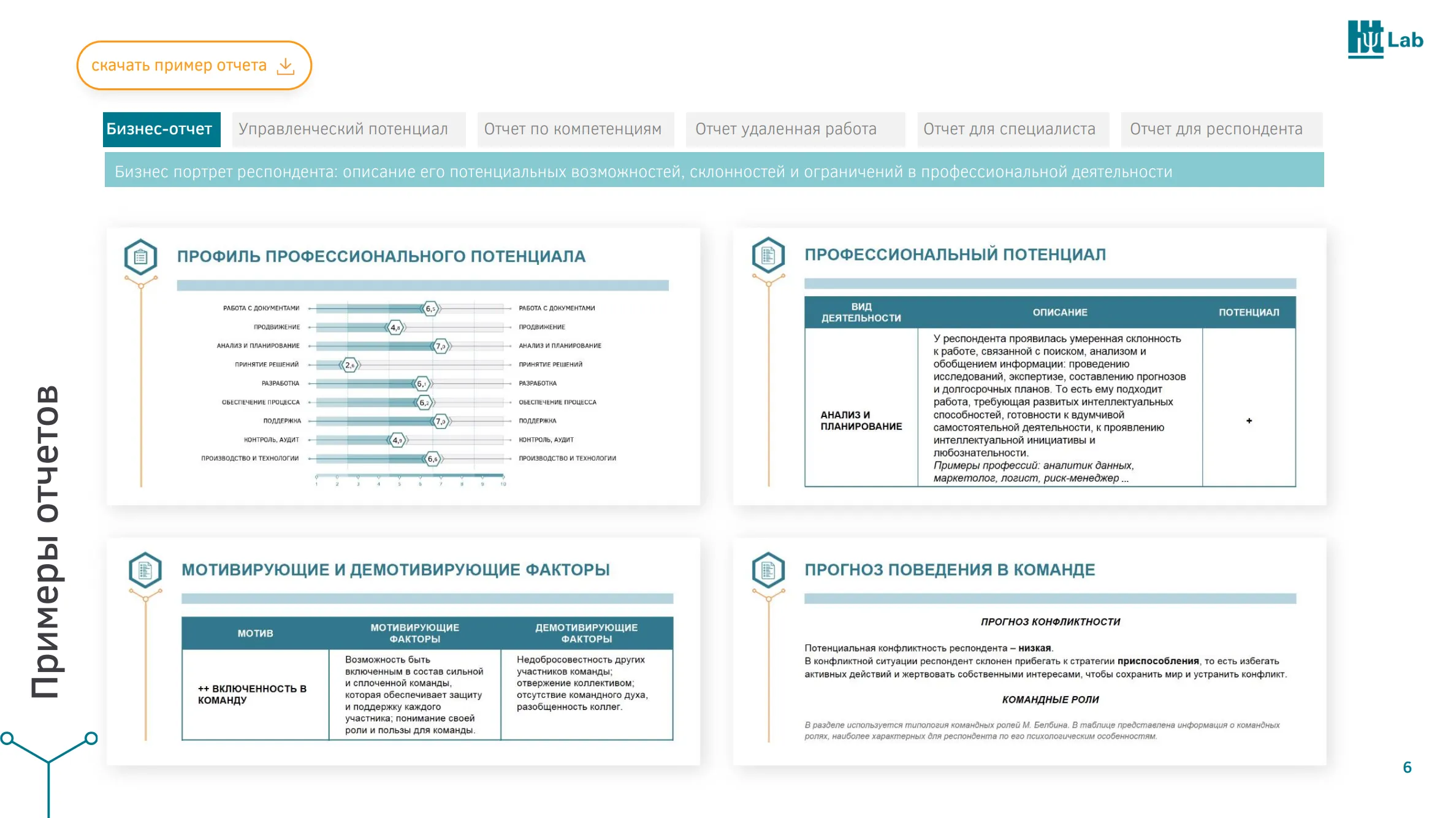 Интерфейс HT Lab