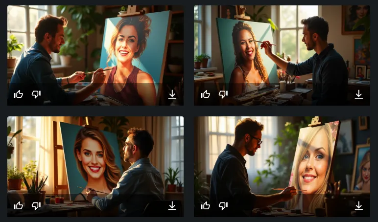 Результат профессиональной генерации в AI Banner