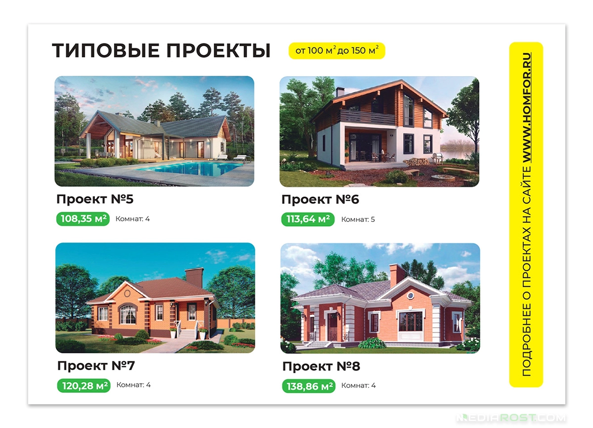 Типовые проекты или услуги в бизнес презентации